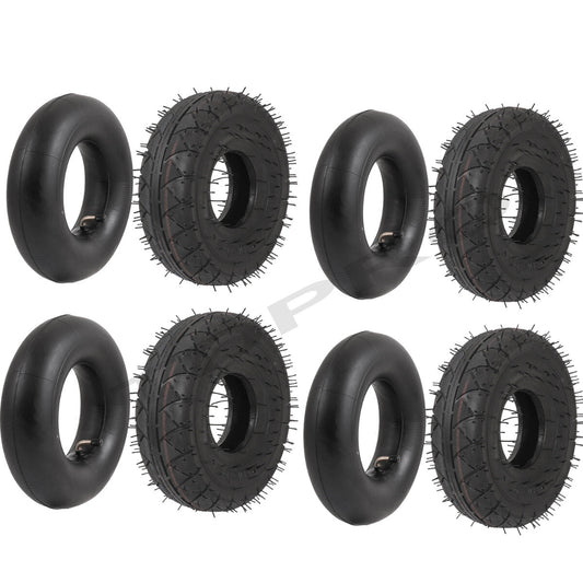 4PCS 4.10/3.50-4 inch Tyre Inner Tube Mobility Minimoto Wheelbarrow Scooter