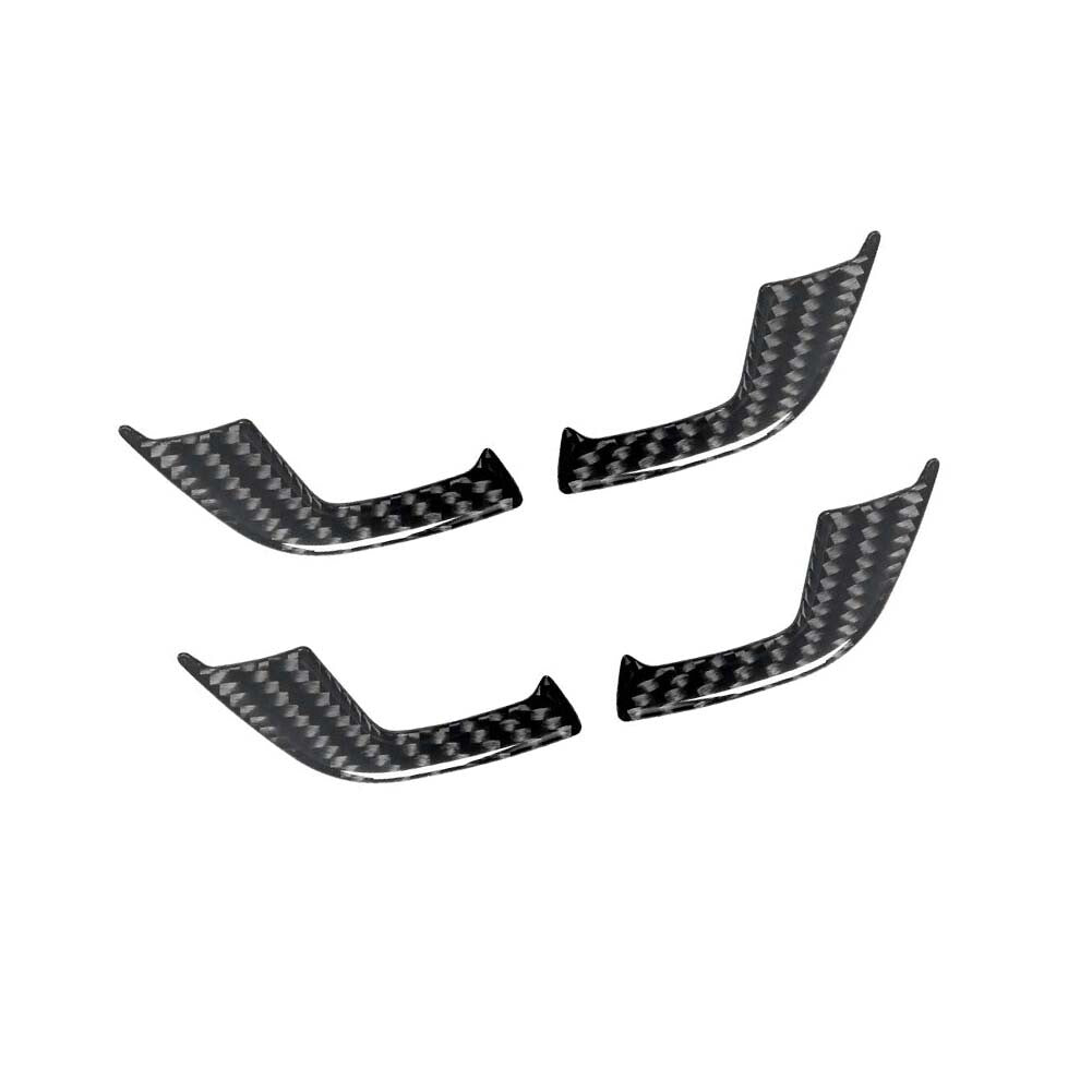 Red Carbon Fiber Steering Wheel Button Cover Type D for Camry 2007-2011 v