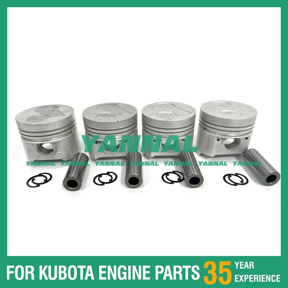 1G466 Piston Kit STD 87mm V2203 V2403 D1703 IDI-