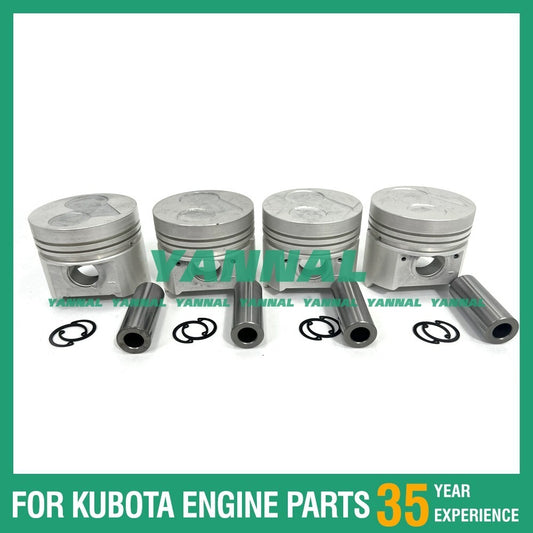 1G466 Piston Kit STD 87mm V2203 V2403 D1703 IDI-