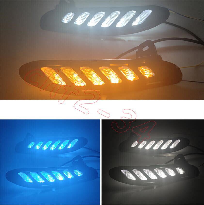 3 colors LED Daytime Running Light/Turn signal light for Toyota Venza 2021-2022