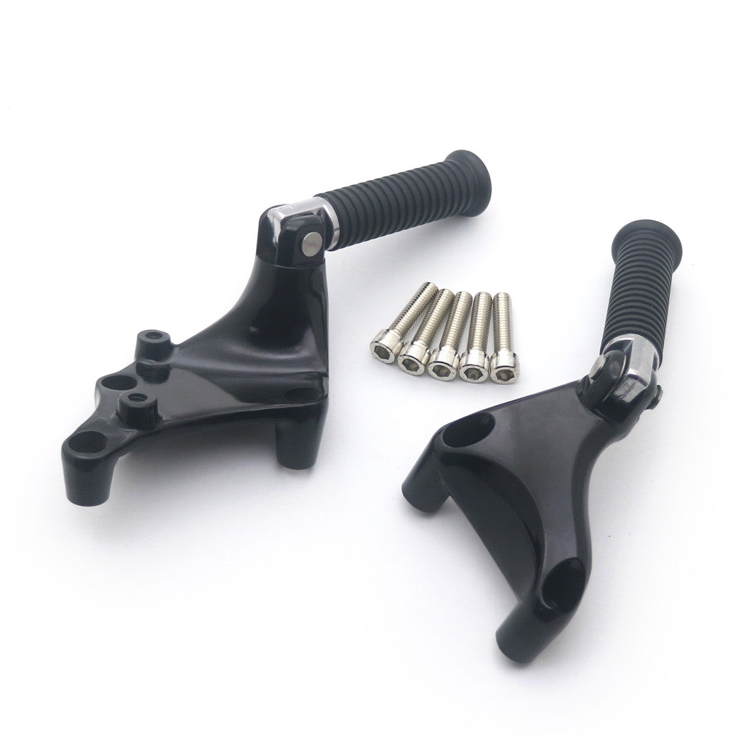 Rear Passenger Foot Pegs Pedal Mount for Harley Sportster 1200 Iron XL883 14-16 Q