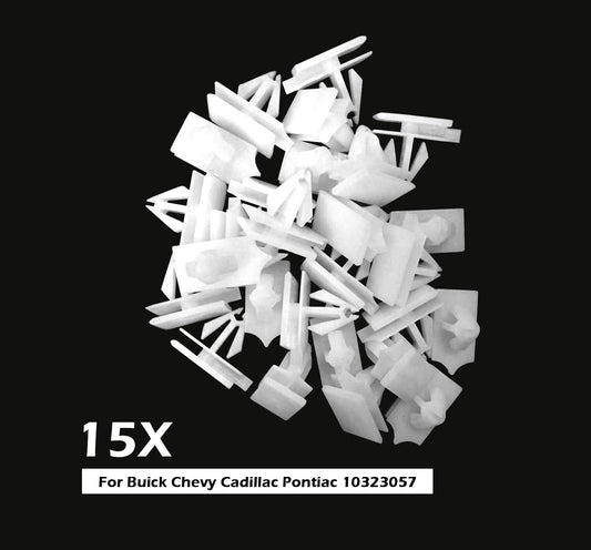 15PCS Rocker Panel Moulding Clips Retainer Fastener Fit GM for Cadillac CTS 10323057