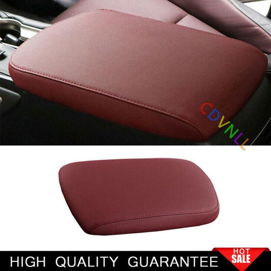 Fit for Lexus NX200t 300h 2015-2021 Red Leather Central Console Armrest Box Trim