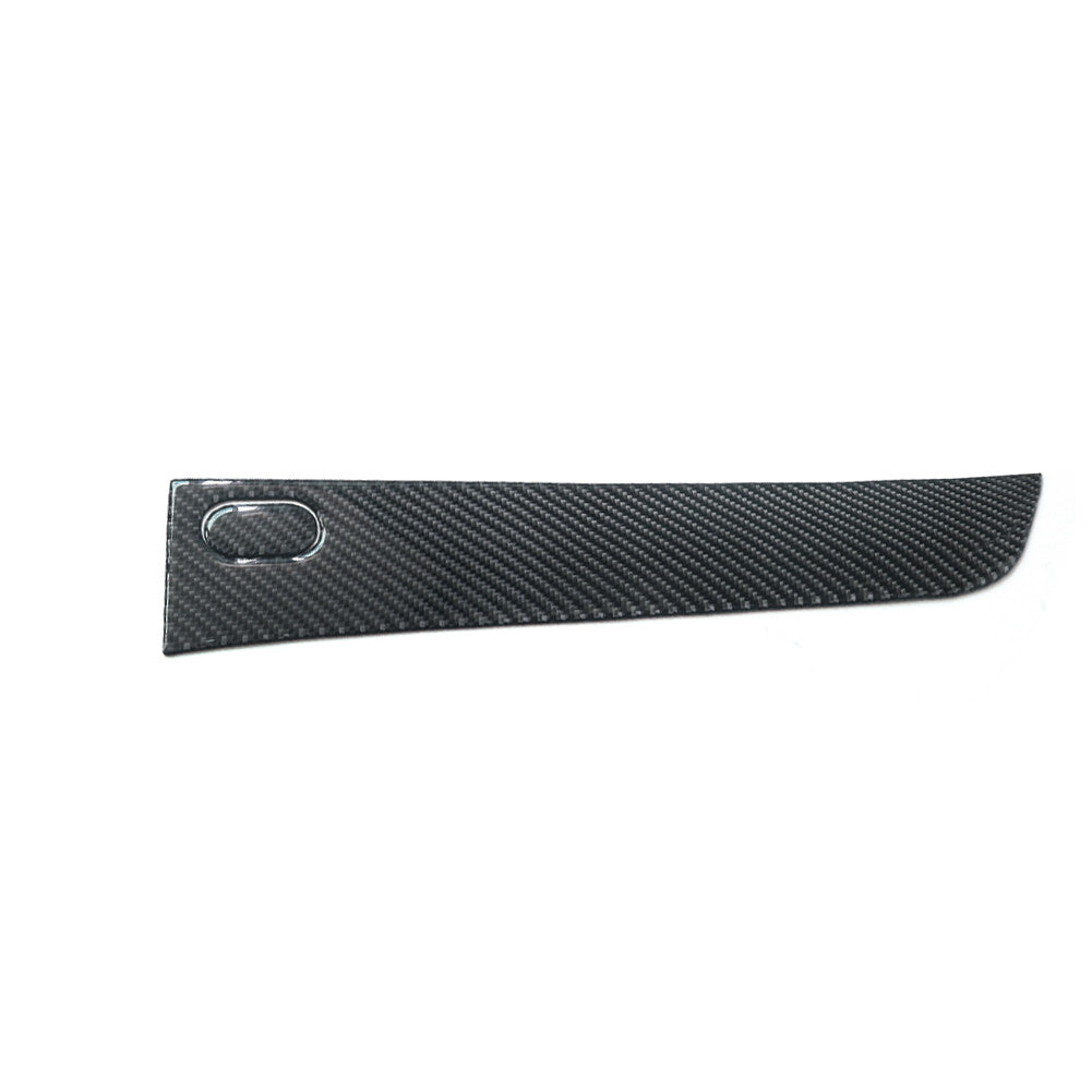 Red Carbon Fiber CD Control Panel Cover Trim For 5 F10 2011-2017 v