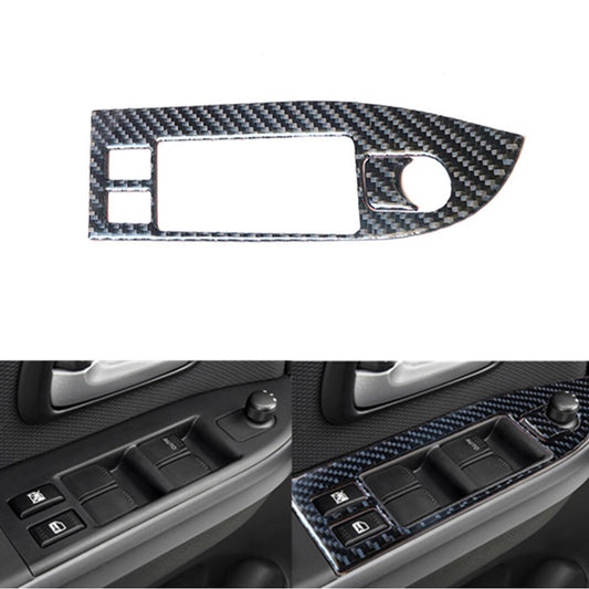 2Pcs Carbon Fiber Dashboard Air Vent Outlet Trim for Subaru Forester 2009-2013 v