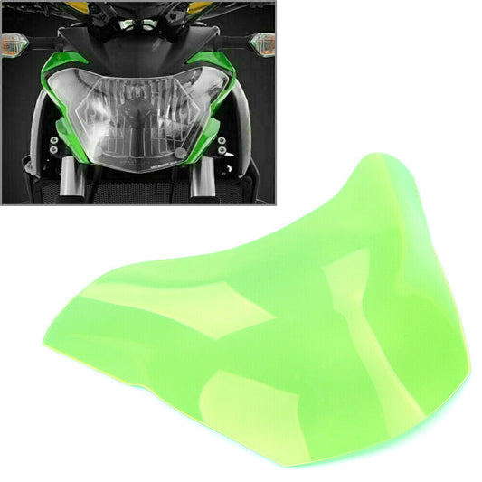 Front Headlight Guard Shield Screen Lens Green Cover for Kawasaki Z650 2017-2018 Q