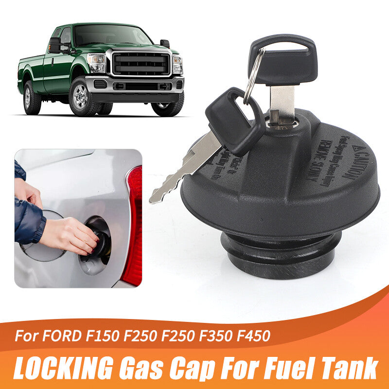 LOCKING Gas Fuel Tank Cap W/Keys MGC791 for FORD F150 F250 F250 F350 F450 NEW