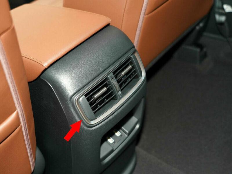 Car for Honda CRV CR-V 2017-2021 Matte Blue ABS Rear Air Outlet Vent Cover Trim