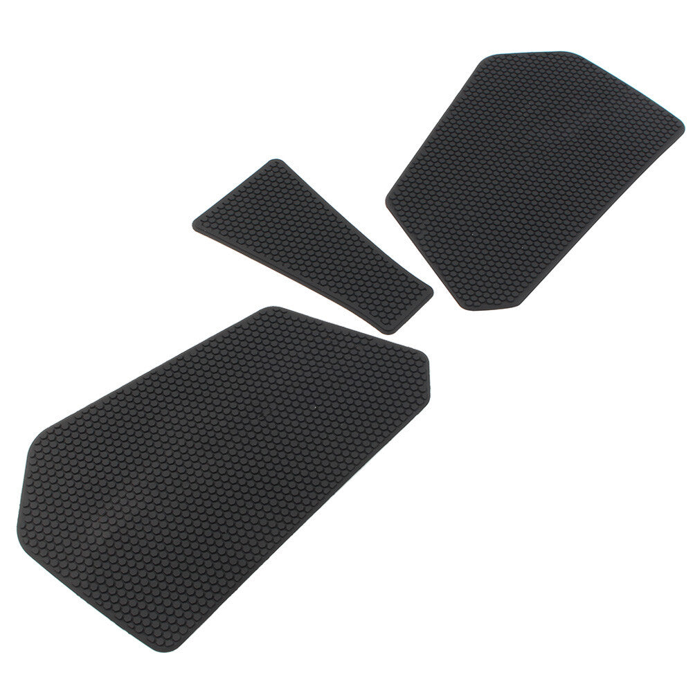 2x Tank Grip Pads with Center Tank Protector Fit for Honda CBR 600RR 2020-2023 Black Q