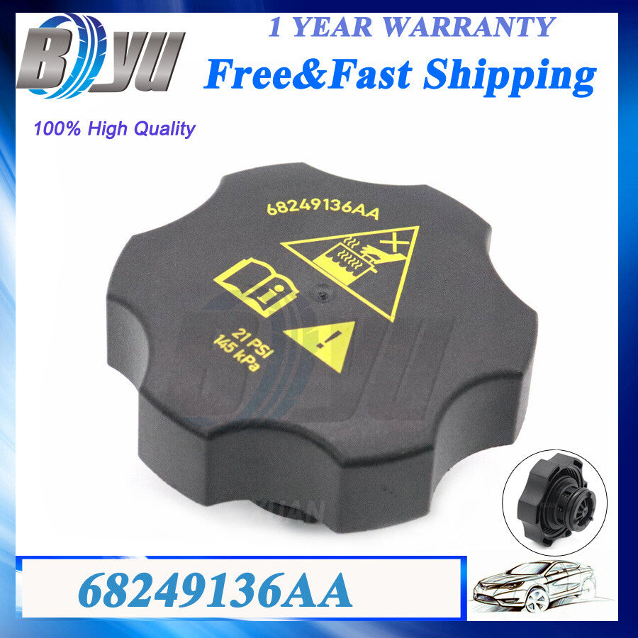 68249136AA Radiator Coolant Recovery Bottle Cap for Chrysler for Dodge for Jeep Engine