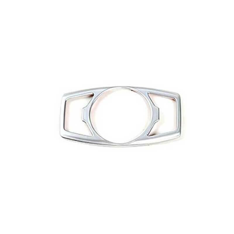 for Ford for Mustang 2015-2022 Silver Steel Function Control Button Frame Trim 1PCS
