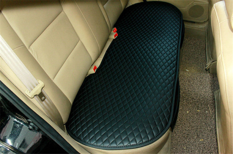 Breathable PU Leather Car Rear for Seat Cover Pad Mat for Auto Chair Cushion Black Q