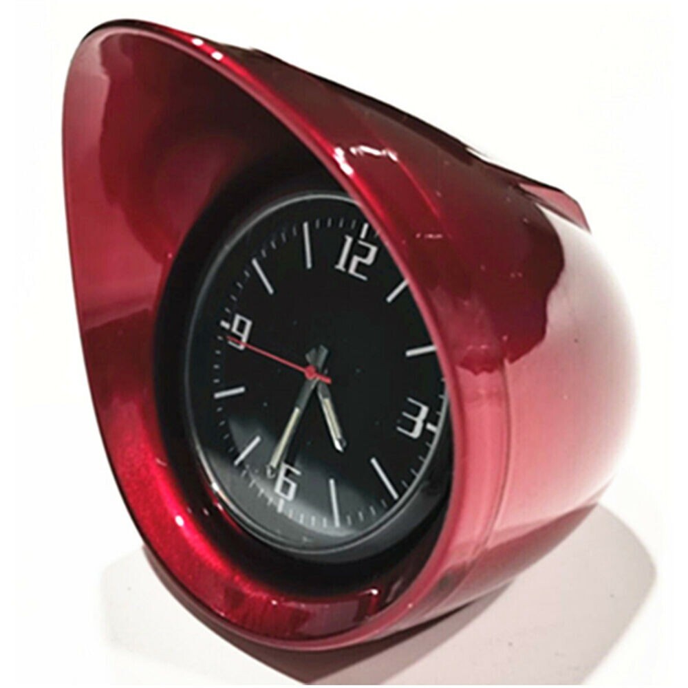 Car Dashboard Clock Luminous Pointer Time Gauge Console Interior Decors Red New n