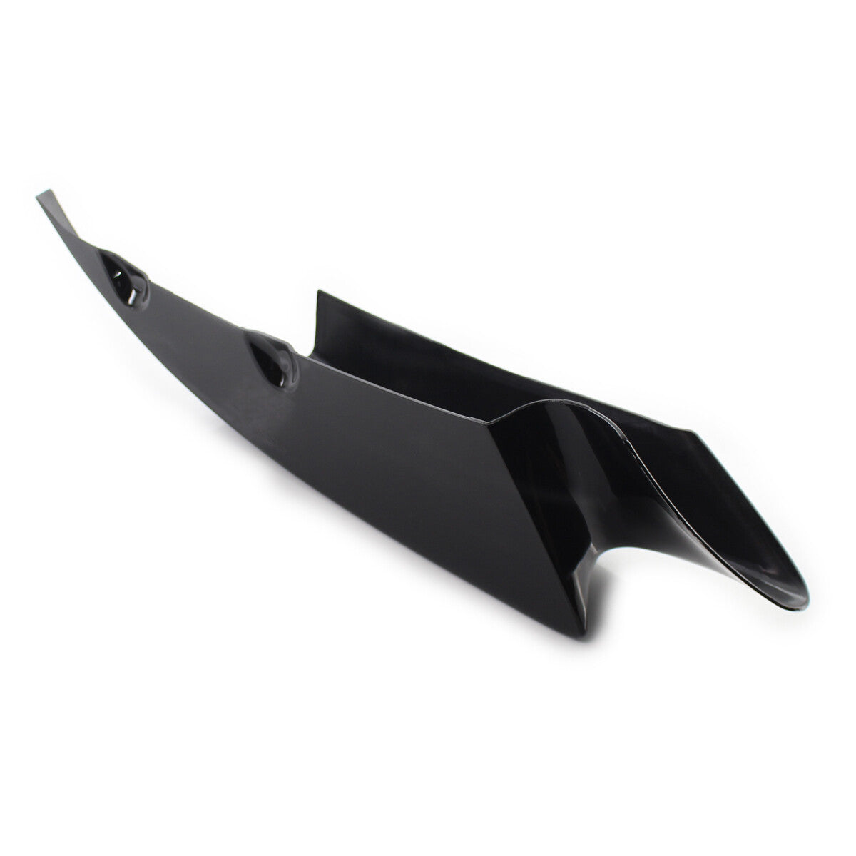 Front Bumper Lip Splitters Spoiler Glass, Black, for BMW E90, E92, E93, M3 (2007-2013).