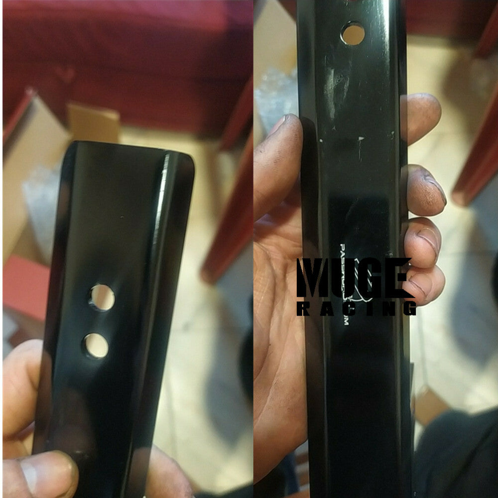 Black Front License Relocator Plate Frame Bracket Adapter for JDM Q
