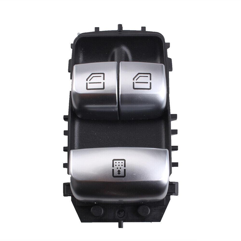 A2229050009 Black and silver electric window switch suitable for E180, E200, E320, and E450. 1 piece. n