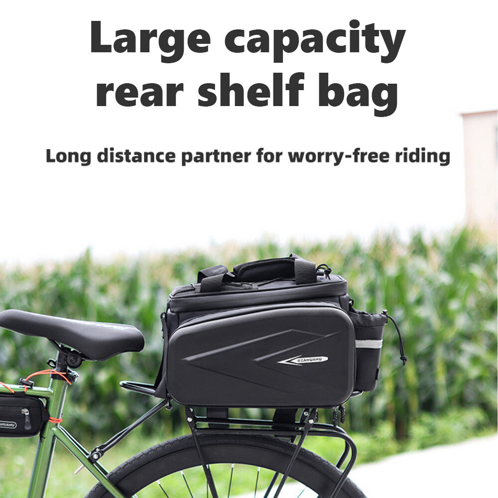 Hard Bike Rear Bag Waterproof Bike Rack Bag with Reflective R5Q5 Q