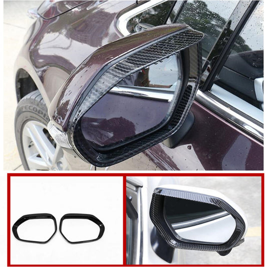 for Toyota for Corolla 2019-2023 Carbon Fiber Side Mirror Rain Eyebrow frame Trim