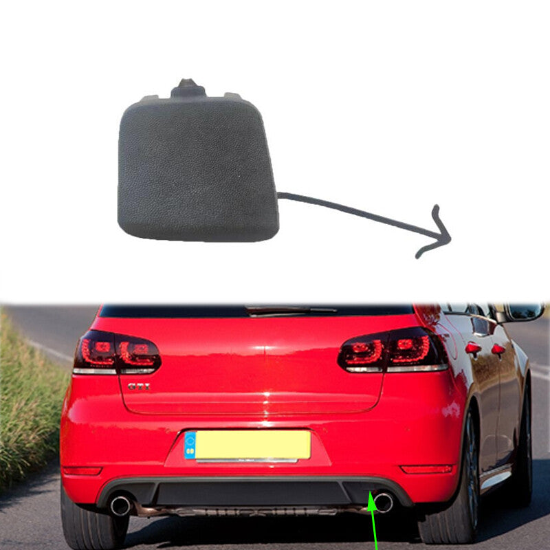 1 Pcs for VW for Golf 6 GTI 2009-2012 Rear Bumper Tow Hook Cover Trailer Eye Cap Lid v