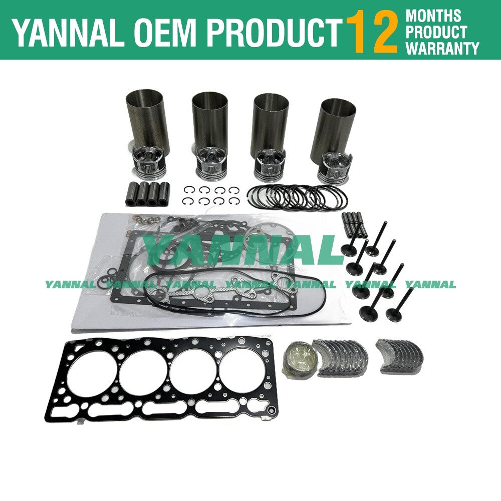 V1505 Overhaul and Reconstruction Kit for V1505 Engines: Full Gasket Kit and Piston Rings -