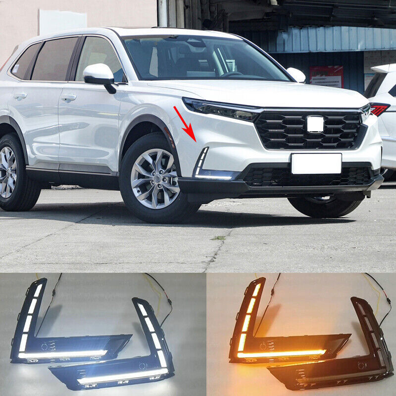 2PCS LED Fog Lamp Daytime Running Light turn signal for Honda CR-V CRV 2023 n