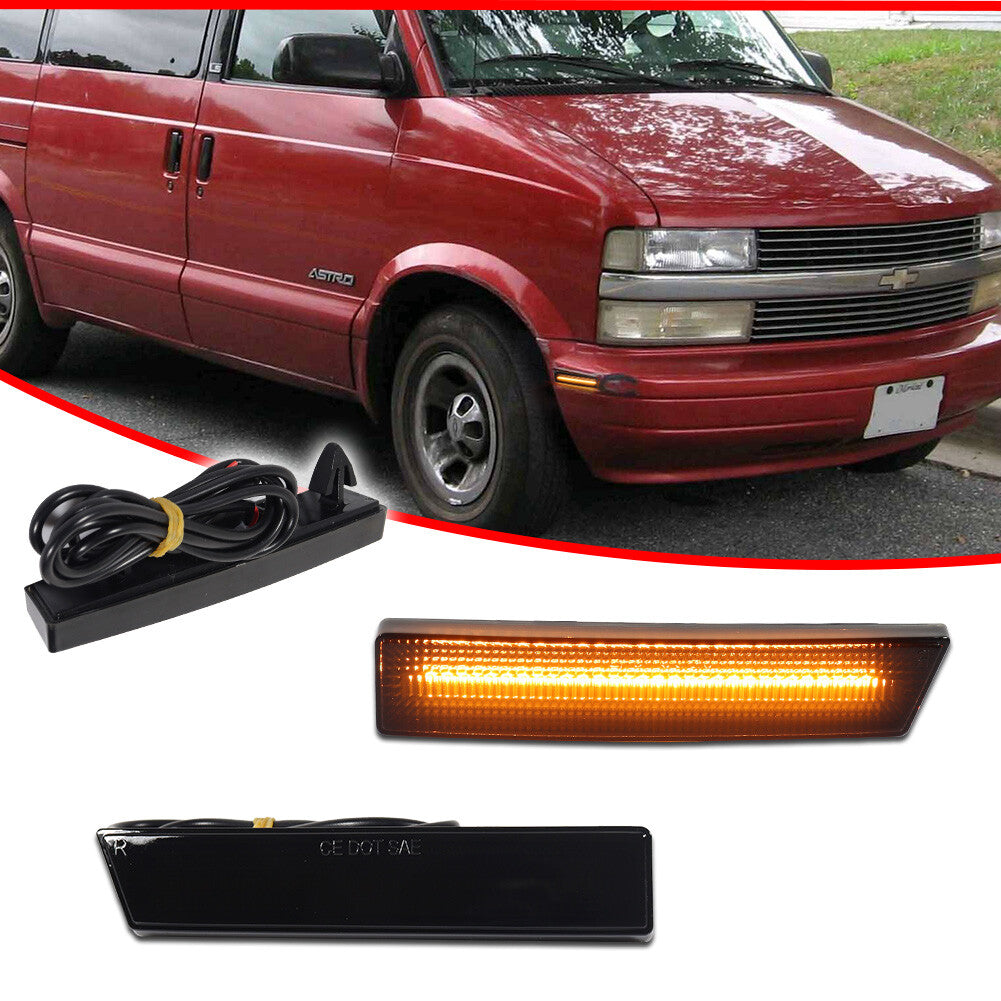 Smoke amber side marker parking light suitable for 95-05 Astro/ for GMC Safari Van- v