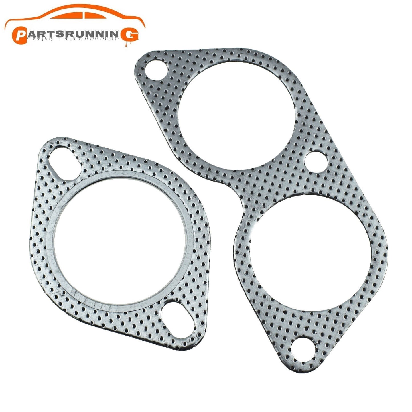 New 2pcs Exhaust Gasket Flange Cylinder Head Gasket Kit for Lexus IS300 Q