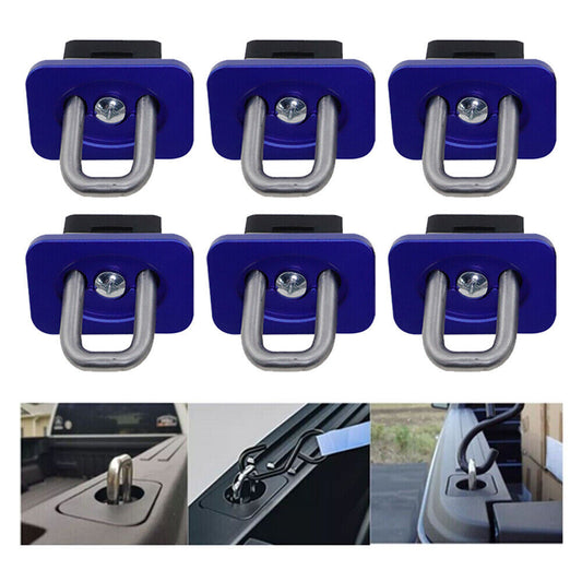 3 Pair Inner-Bed Retractable Truck Bed Tie-Down Anchors for Chevy / for GMC for Sierra Q