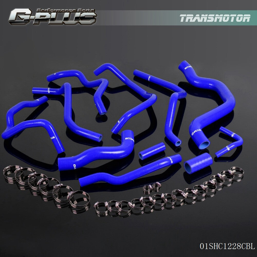 Fits 13 - 16 for New Mondeo 20T Blue Silicone Radiator Hose Kit - v