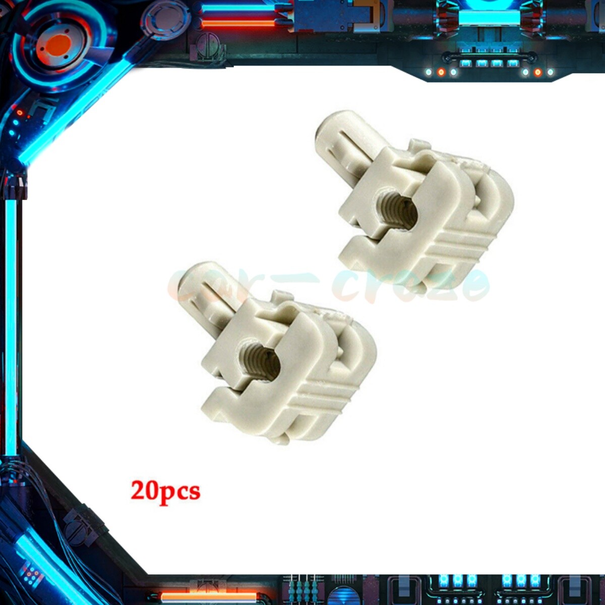 20pcs Tailgate Door Lock Rod Latch Clips for Ford F150 1997-2004 F250 1997-1999