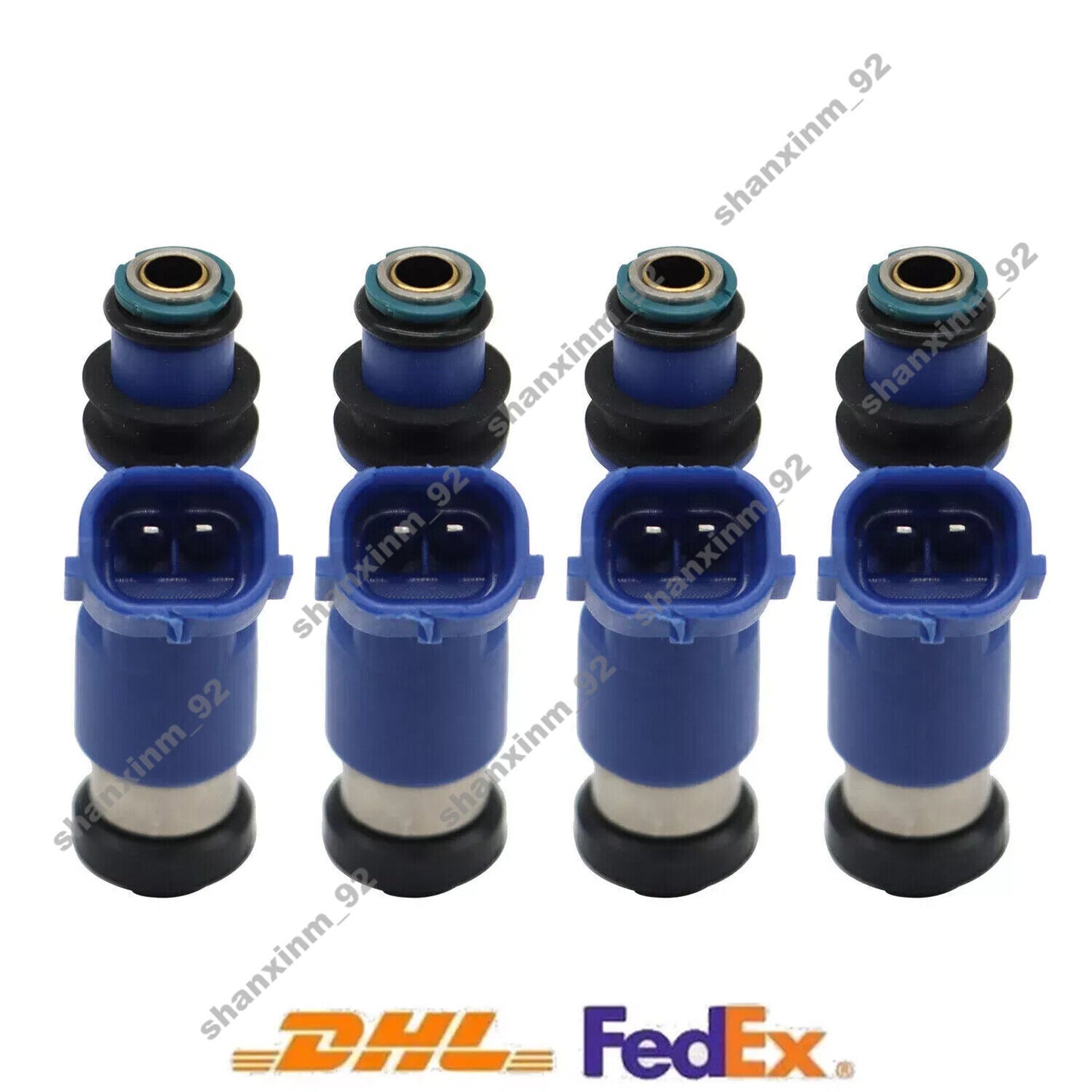 4 Pcs Fuel Injectors for Subaru Forester Impreza Legacy WRX STI OutBack 2.5L~