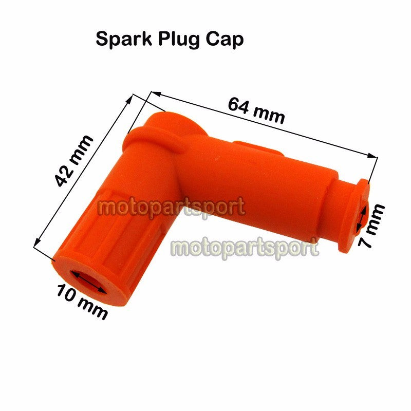 Pit Dirt Bike Spark Plug Cap For 50cc-250cc ATV Quad Scooter Buggy Go Kart Moped Q
