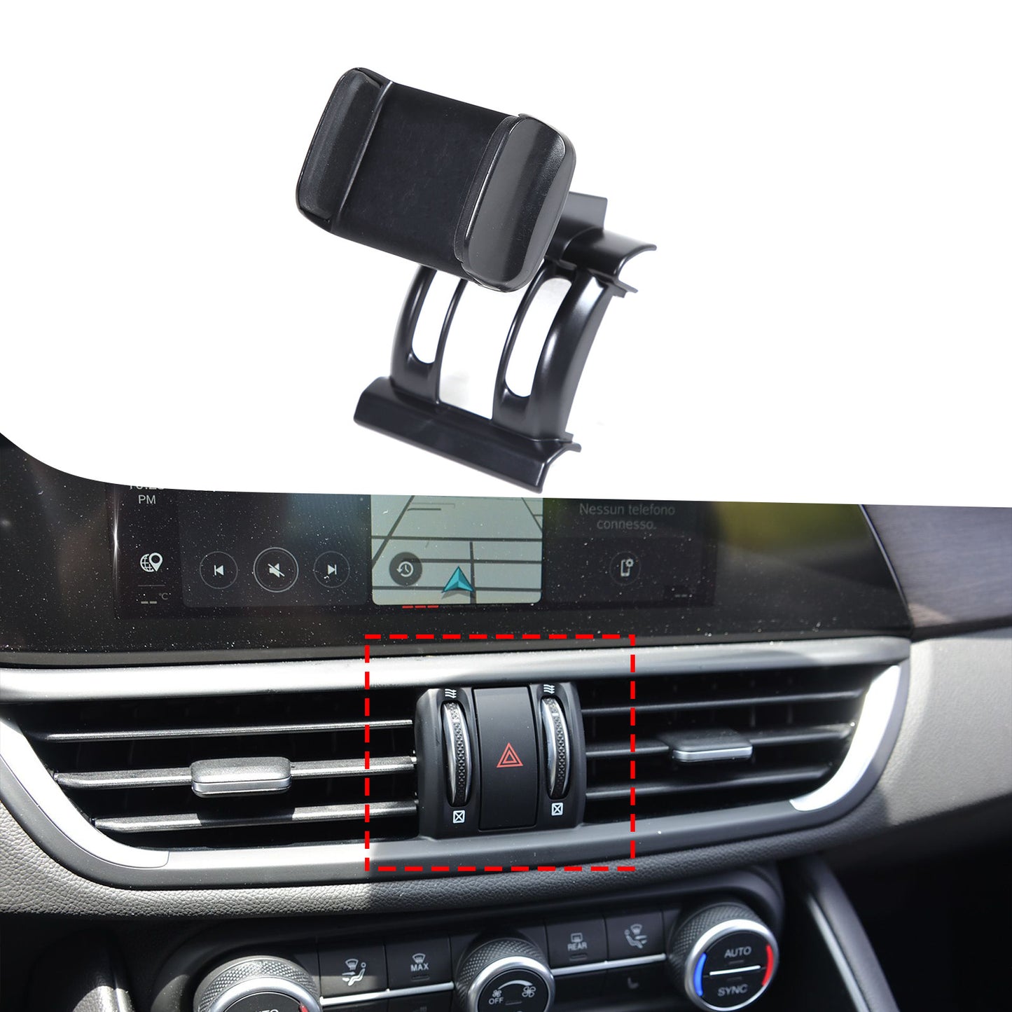 Car vent holder/cradle phone holder for Alfa Romeo Giulia 2017-2022 n