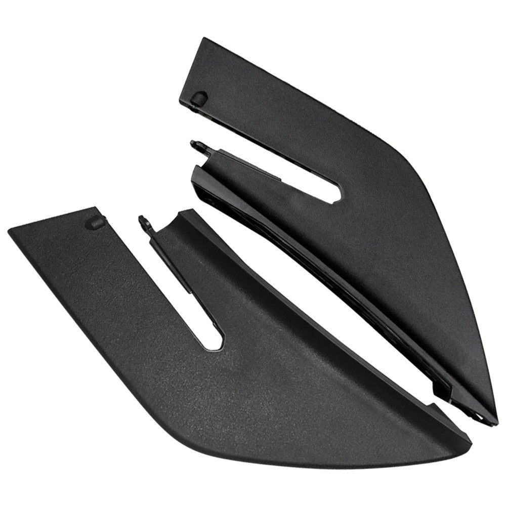 2x Rear Bumper Spoiler Fin Black Fits For California 2009 2010 2011-2014 Q
