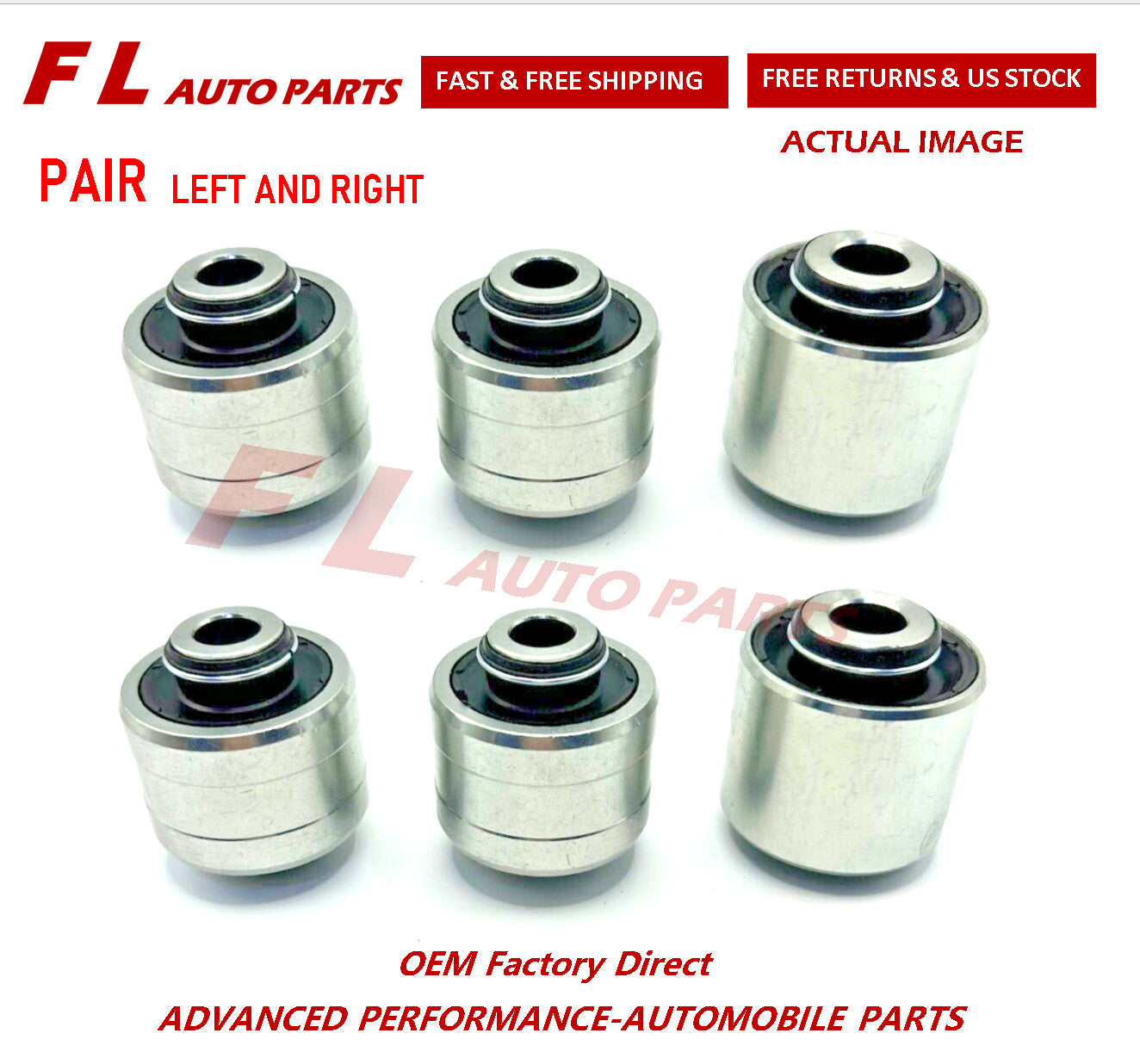 For 2014-2023 for Jeep Cherokee Suspension Knuckle Bushing Kit 5090072AD PAIR X2