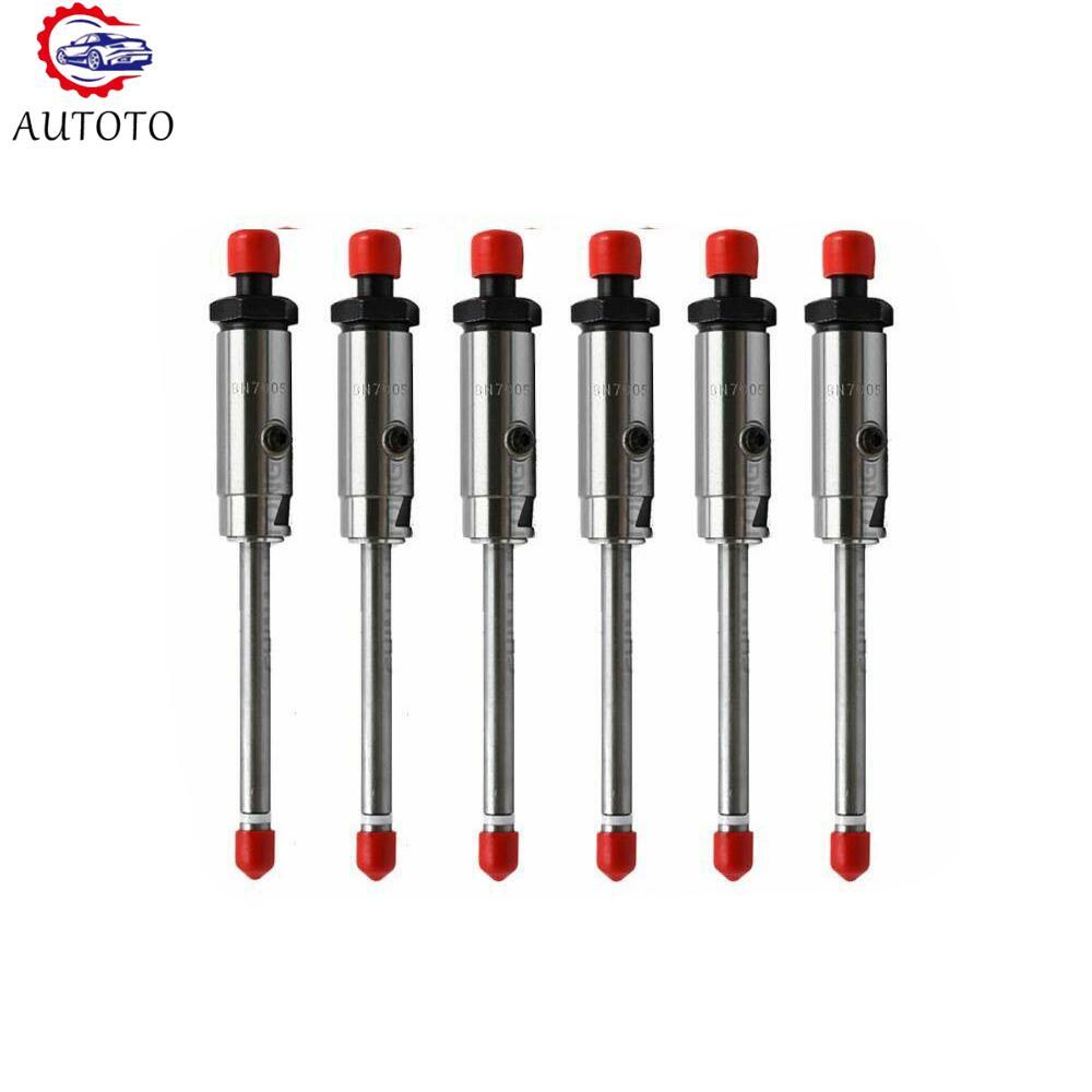 6X Fuel Injector Nozzle 8N-7005 OR3418 For CAT 815B Engine 3304 3406C 3406B 3306