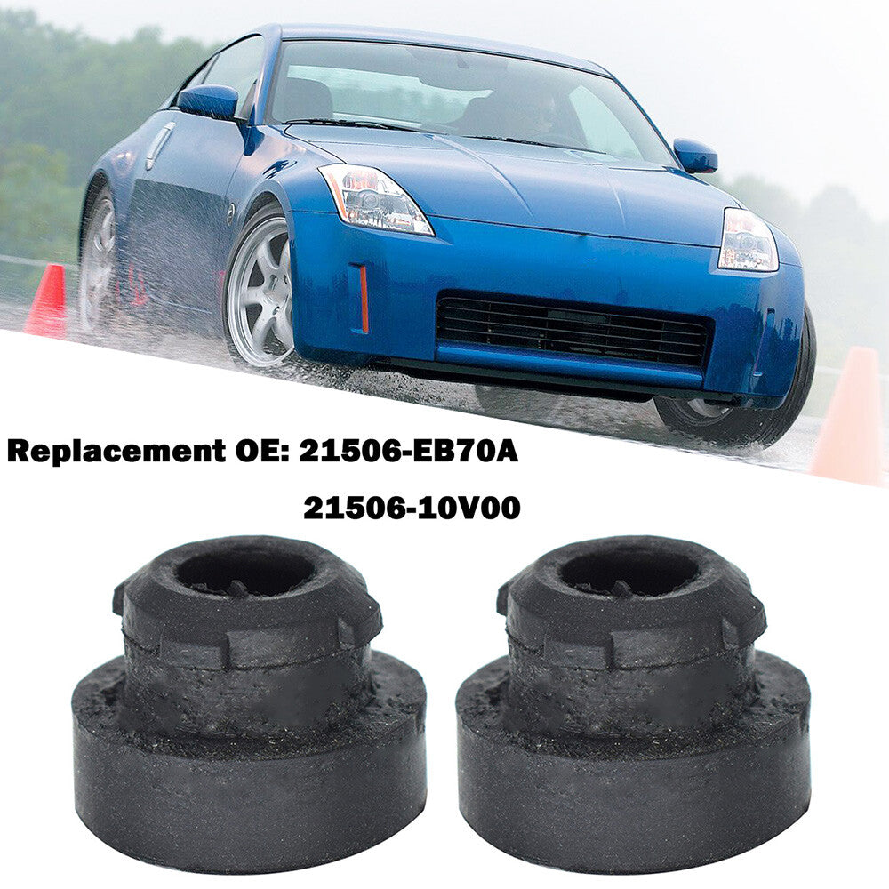 2x for Nissan 180SX 200SX 240SX S13 S14 S15 350Z 370Z Radiator Rubber Mount Bush