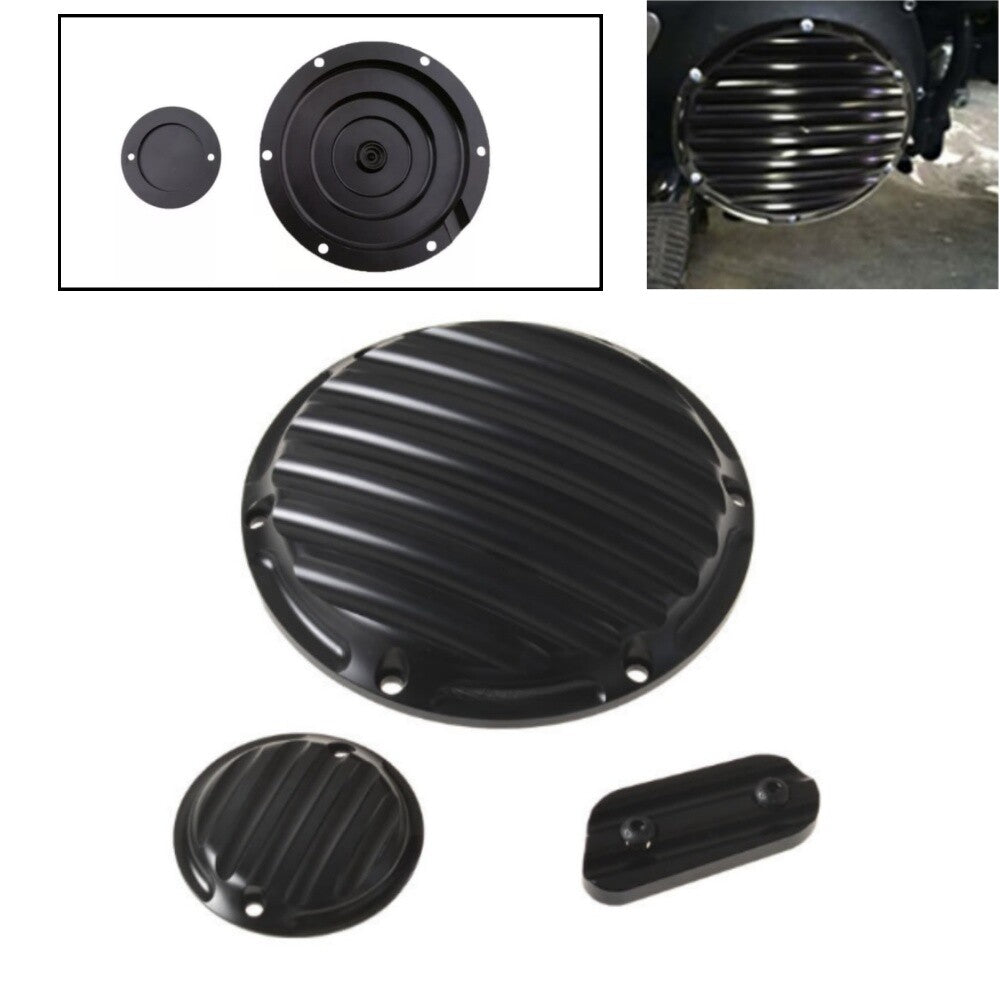 Black Derby Timer Protective Cover for Harley Sportster 883 1200- n