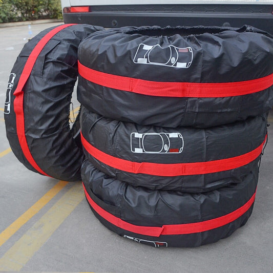 Car Winter Tire Cover Spare Tire Cover, Seasonal Tire Totes for 19-23 Tire