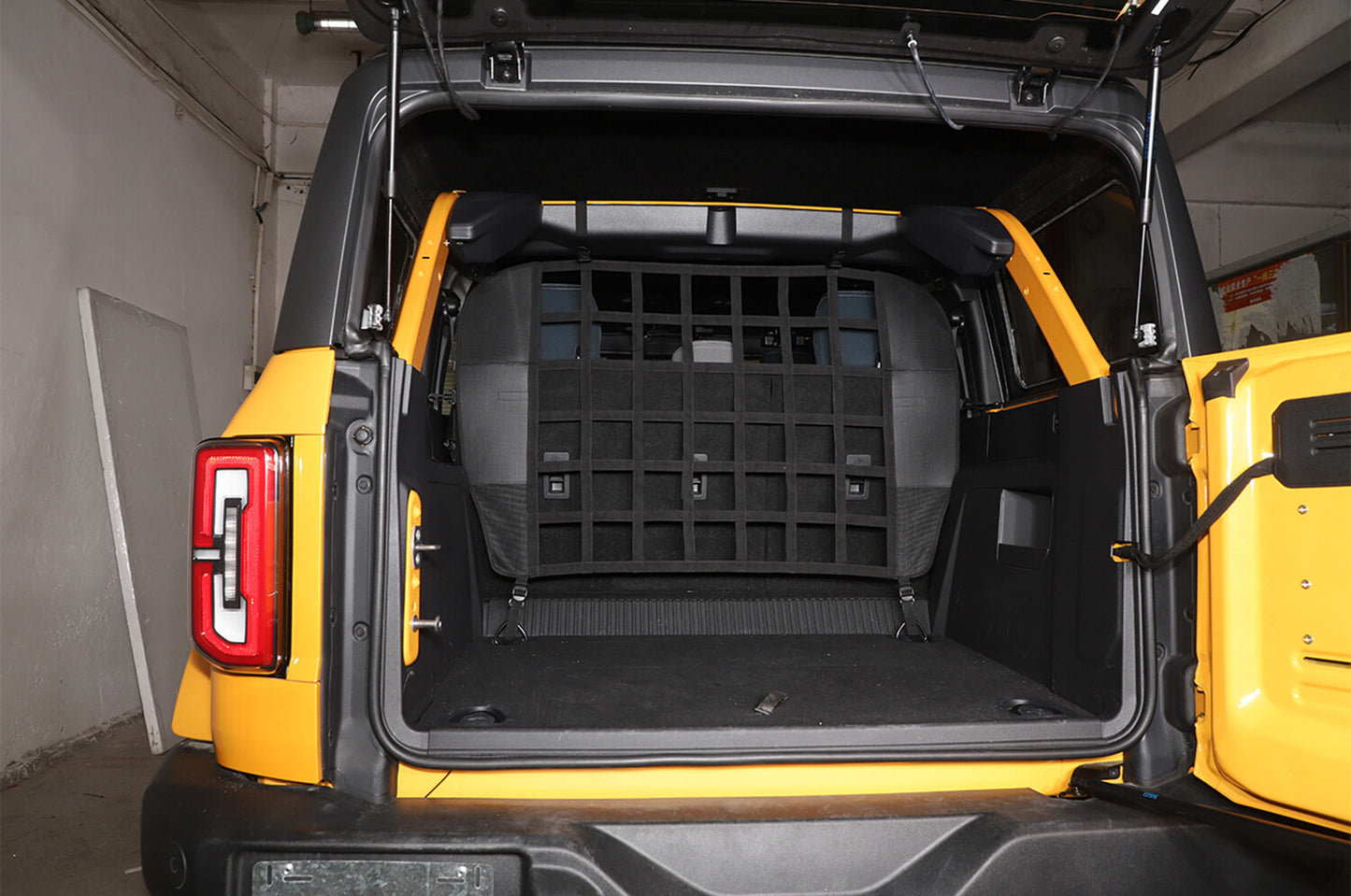 Dog Car Barrier  for ford  Bronco 2021 2022 2023 Rear for Seat Trunk Isolation Net