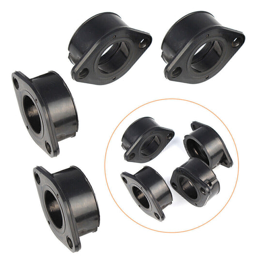 4x Carburetor Holder Intake Manifold Boots Adapters for KAWASAKI KZ650H2/H3 CSR