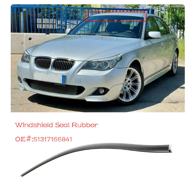 1 front upper windshield seal suitable for E60 520i 530i 540i 51317166841- n