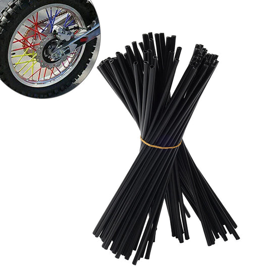 Spoke Skins Covers For Motocross Dirt Bike Wheel Rim Guard Protector Wraps 72x Q