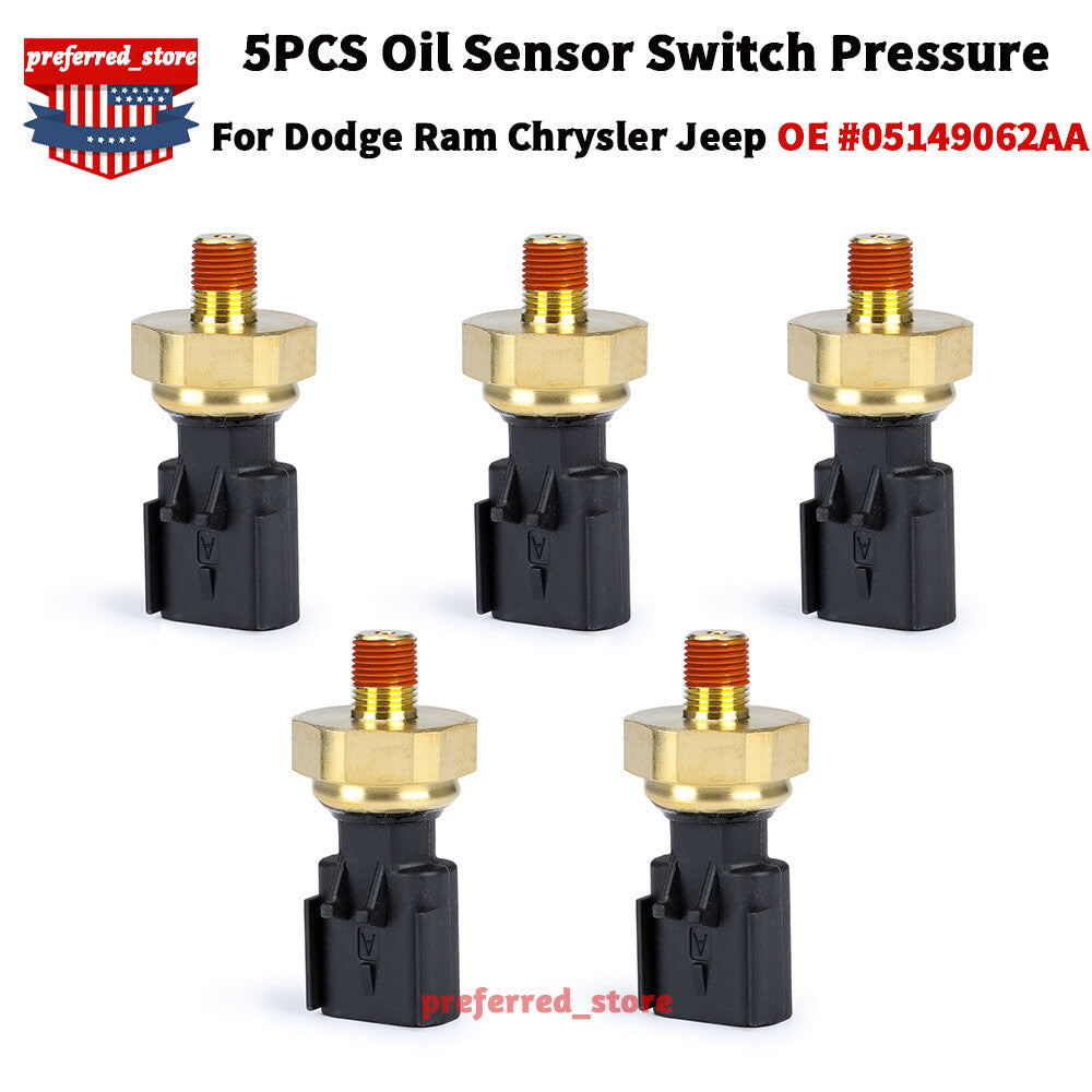 5-piece hydraulic switch transmitter unit sensor for Jeep for DODGE for RAM for Chrysler 5.7L 3.6L - v