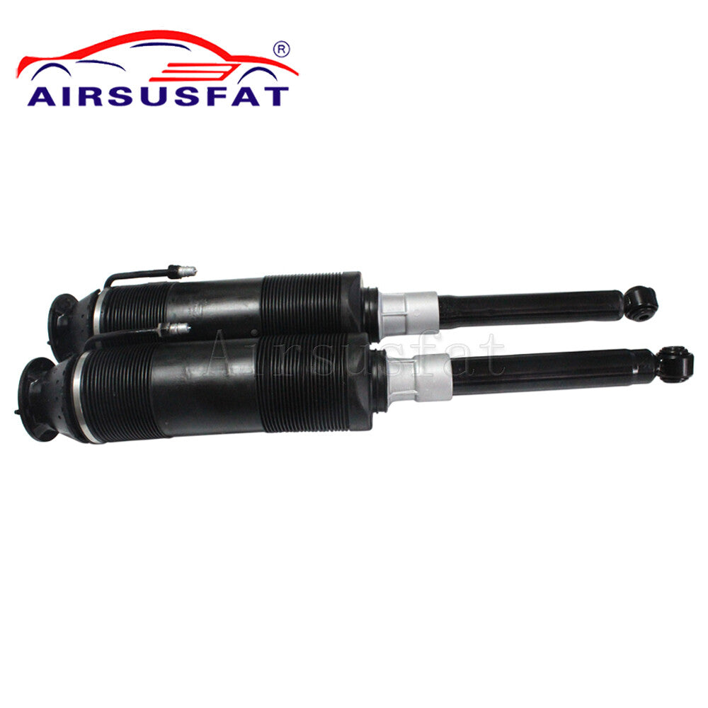 Two rear hydraulic shock absorber ABC struts for Mercedes W220 W215 CLS class vehicles (2000-2006-).