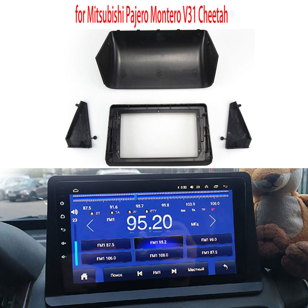 9-inch 2DIN Radio Fascia frame for Pajero Montero V31 Cheetah Kingbox n