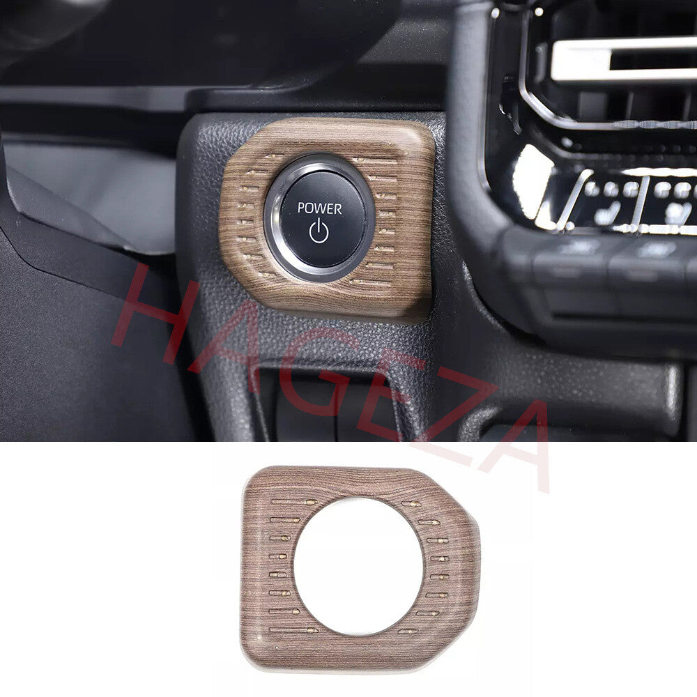 Pear Wood Grain Engine Start Stop Button Cover For Toyot@ for Land Cruiser LC250 24+