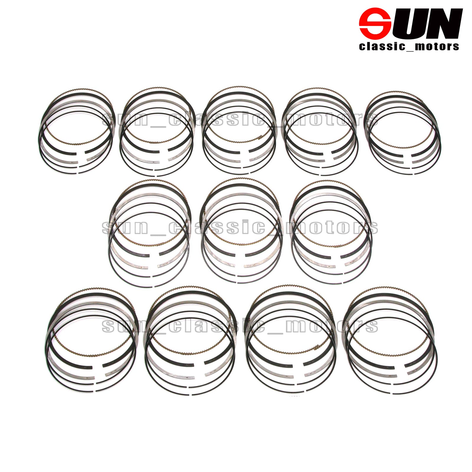 Piston ring kit 12x Cyl STD for W220 W221 C216 S600 CL600 5.5 V12