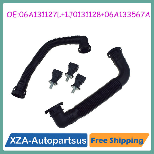 New Secondary Air Pump Breather Outlet Hose & Mount Kit for Audi for VW for Seat for Skoda Q
